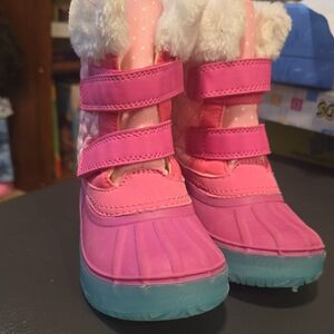 Carter's Pink and Teal Kids Boots